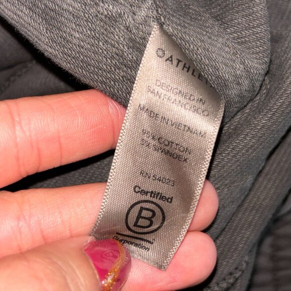 Athleta Jogger Pants, Grey, Women's 2, Farallon Jogger Travel Pant Casual - Picture 8 of 8